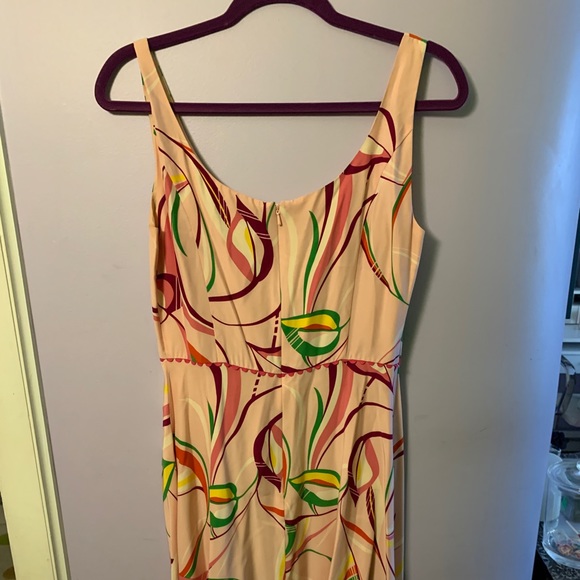 Silk sleeveless dress - Picture 2 of 3